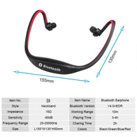 Wireless Bluetooth rear-mounted sports earphones