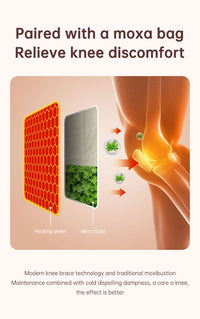 Electric heating knee Massager